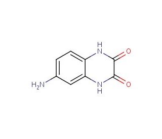 6-amino-1,4-dihydroquinoxaline-2,3-dione (CAS 6973-93-9) - chemical structure image