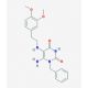 6-Amino-1-benzyl-5-[2-(3,4-dimethoxy-phenyl)-ethylamino]-1H-pyrimidine-2,4-dione - chemical structure image