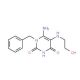 6-Amino-1-benzyl-5-(2-hydroxy-ethylamino)-1H-pyrimidine-2,4-dione - chemical structure image