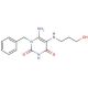 6-Amino-1-benzyl-5-(3-hydroxy-propylamino)-1H-pyrimidine-2,4-dione - chemical structure image