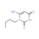 6-Amino-1-butyl-1H-pyrimidine-2,4-dione (CAS 53681-49-5) - chemical structure image