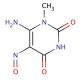 6-Amino-1-methyl-5-nitrosouracil (CAS 6972-78-7) - chemical structure image