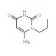 6-Amino-1-propyl-1H-pyrimidine-2,4-dione (CAS 53681-47-3) - chemical structure image