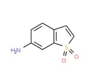 6-amino-1&lambda;{6}-benzothiophene-1,1-dione (CAS 20503-40-6) - chemical structure image