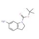 6-Amino-2,3-dihydro-indole-1-carboxylic acid tert-butyl ester (CAS 129488-00-2) - chemical structure image