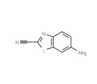 6-Amino-2-cyanobenzothiazole (CAS 7724-12-1) - chemical structure image