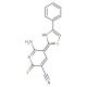6-amino-2-mercapto-5-(4-phenyl-1,3-thiazol-2-yl)nicotinonitrile - chemical structure image