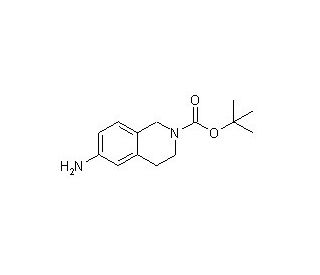 6-Amino-2-N-Boc-1,2,3,4-tetrahydro-isoquinoline (CAS 164148-92-9) - chemical structure image