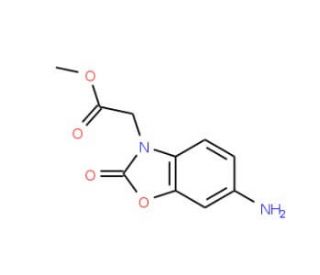 (6-Amino-2-oxo-benzooxazol-3-yl)-acetic acid methyl ester - chemical structure image