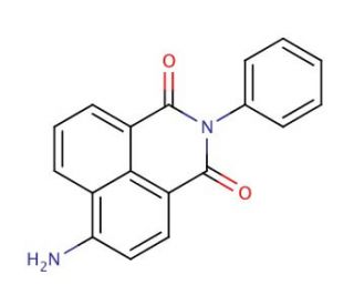 6-amino-2-phenyl-1H-benzo[de]isoquinoline-1,3(2H)-dione - chemical structure image