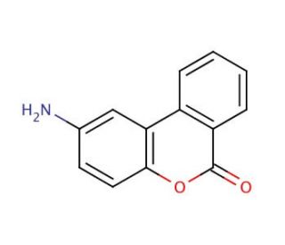 6-Amino-3,4-benzocoumarin (CAS 83527-99-5) - chemical structure image