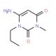 6-Amino-3-methyl-1-propyl-1H-pyrimidine-2,4-dione (CAS 53681-48-4) - chemical structure image