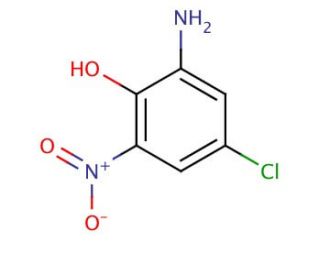 6-Amino-4-chloro-2-nitrophenol (CAS 6358-08-3) - chemical structure image