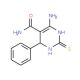 6-Amino-4-phenyl-2-thioxo-1,2,3,4-tetrahydro-pyrimidine-5-carboxylic acid amide 的分子结构, CAS编号: 98011-28-0 6-Amino-4-phenyl-2-thioxo-1,2,3,4-tetrahydro-pyrimidine-5-carboxylic acid amide (CAS 98011-28-0) - chemical structure image
