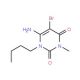 Structure moléculaire de 6-Amino-5-bromo-1-butyl-3-methyl-1H-pyrimidine-2,4-dione 6-Amino-5-bromo-1-butyl-3-methyl-1H-pyrimidine-2,4-dione - chemical structure image