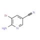 6-Amino-5-bromonicotinonitrile (CAS 477871-32-2) - chemical structure image