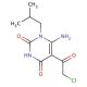6-amino-5-(chloroacetyl)-1-isobutylpyrimidine-2,4(1H,3H)-dione - chemical structure image