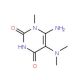 6-amino-5-(dimethylamino)-1-methylpyrimidine-2,4(1H,3H)-dione (CAS 14094-38-3) - chemical structure image