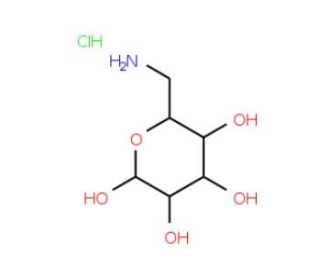 6-Amino-6-deoxy-D-glucose Hydrochloride (CAS 55324-97-5) - chemical structure image