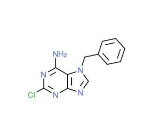 6-Amino-7-benzyl-2-chloropurine - chemical structure image
