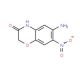 6-amino-7-nitro-2H-1,4-benzoxazin-3(4H)-one - chemical structure image