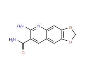 6-amino[1,3]dioxolo[4,5-g]quinoline-7-carboxamide - chemical structure image