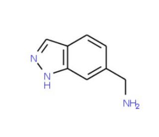 6-aminomethyl-1H-indazole (CAS 710943-26-3) - chemical structure image