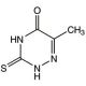 6-Aza-2-thiothymine (CAS 615-76-9) - chemical structure image