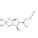6-Azido-6-deoxy-1,2-O-isopropylidene-α-D-glucofuranose (CAS 65371-16-6) - chemical structure image