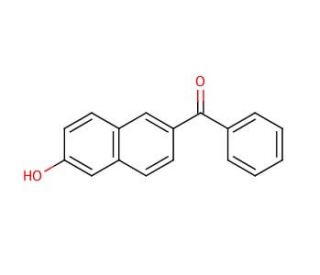 6-Benzoyl-2-naphthol (CAS 52222-87-4) - chemical structure image