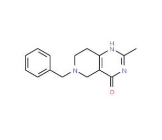 6-benzyl-2-methyl-3H,4H,5H,6H,7H,8H-pyrido[4,3-d]pyrimidin-4-one - chemical structure image