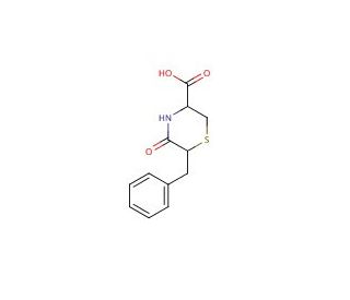 6-benzyl-5-oxothiomorpholine-3-carboxylic acid - chemical structure image