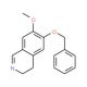 6-Benzyloxy-7-methoxy-3,4-dihydro-isoquinoline (CAS 68360-22-5) - chemical structure image