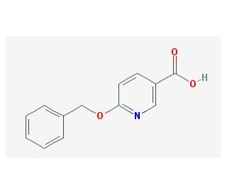 6-(benzyloxy)nicotinic acid (CAS 94084-76-1) - chemical structure image