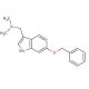 6-Benzyloxygramine (CAS 57765-22-7) - chemical structure image