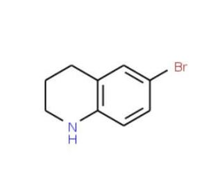 6-Bromo-1,2,3,4-tetrahydroquinoline (CAS 22190-35-8) - chemical structure image