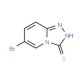 6-Bromo-[1,2,4]triazolo[4,3-a]pyridine-3-thiol (CAS 1093092-64-8) - chemical structure image