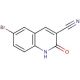 6-Bromo-1,2-dihydro-2-oxoquinoline-3-carbonitrile - chemical structure image