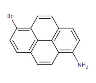 6-Bromo-1-aminopyrene (CAS 42882-08-6) - chemical structure image