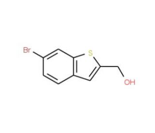 (6-Bromo-1-benzothiophen-2-yl)methanol - chemical structure image