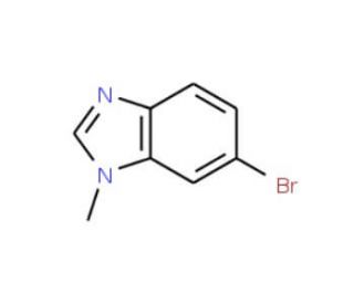 6-Bromo-1-methyl-1H-benzo[d]imidazole (CAS 53484-16-5) - chemical structure image