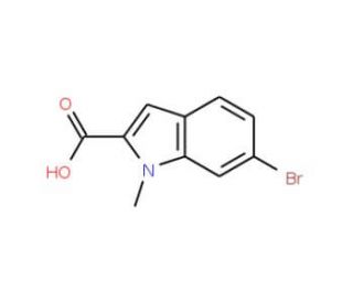6-Bromo-1-methyl-1H-indole-2-carboxylic acid - chemical structure image