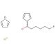 (6-Bromo-1-oxohexyl)ferrocene (CAS 57640-76-3) - chemical structure image