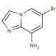 6-Bromo-1H-imidazo[1,2-a]pyridine-8-amine (CAS 676371-00-9) - chemical structure image