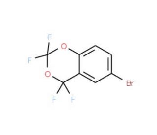 6-Bromo-2,2,4,4-tetrafluoro-1,3-benzodioxane (CAS 261762-36-1) - chemical structure image