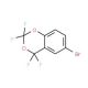 6-Bromo-2,2,4,4-tetrafluoro-1,3-benzodioxane (CAS 261762-36-1) - chemical structure image