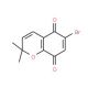 6-Bromo-2,2-dimethyl-2H-chromene-5,8-dione (CAS 557757-34-3) - chemical structure image