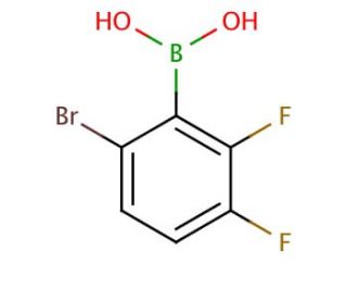 6-Bromo-2,3-difluorophenylboronic acid (CAS 870718-10-8) - chemical structure image