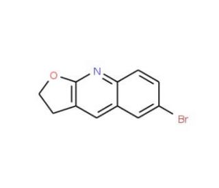 6-Bromo-2,3-dihydrofuro[2,3-b]quinoline (CAS 158725-34-9) - chemical structure image