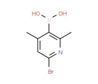 6-Bromo-2,4-dimethylpyridine-3-boronic acid (CAS 1072944-23-0) - chemical structure image